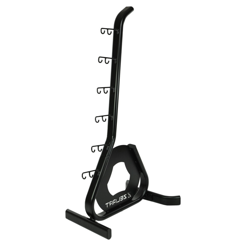 Стійка вертикальна для рукояток та ручок для тренажерів Machine Bar Rack MDbuddy TA-5396 розмір-57,3x81x156,1см чорний