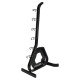 Стійка вертикальна для рукояток та ручок для тренажерів Machine Bar Rack MDbuddy TA-5396 розмір-57,3x81x156,1см чорний