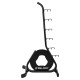 Стійка вертикальна для рукояток та ручок для тренажерів Machine Bar Rack MDbuddy TA-5396 розмір-57,3x81x156,1см чорний
