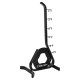 Стійка вертикальна для рукояток та ручок для тренажерів Machine Bar Rack MDbuddy TA-5396 розмір-57,3x81x156,1см чорний