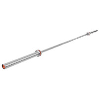 Гриф для штанги сталевий хромований Олімпійський професійний прямий з підшипником Zelart TA-6283 довжина 2,18м ø50мм хром