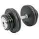 Гантель цільна професійна сталева пофарбована RECORD TA-7231-30 1шт 30кг чорний