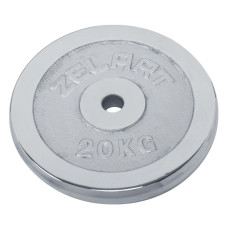 Млинці диски хромовані Zelart TA-7786-20 31мм 20кг хром