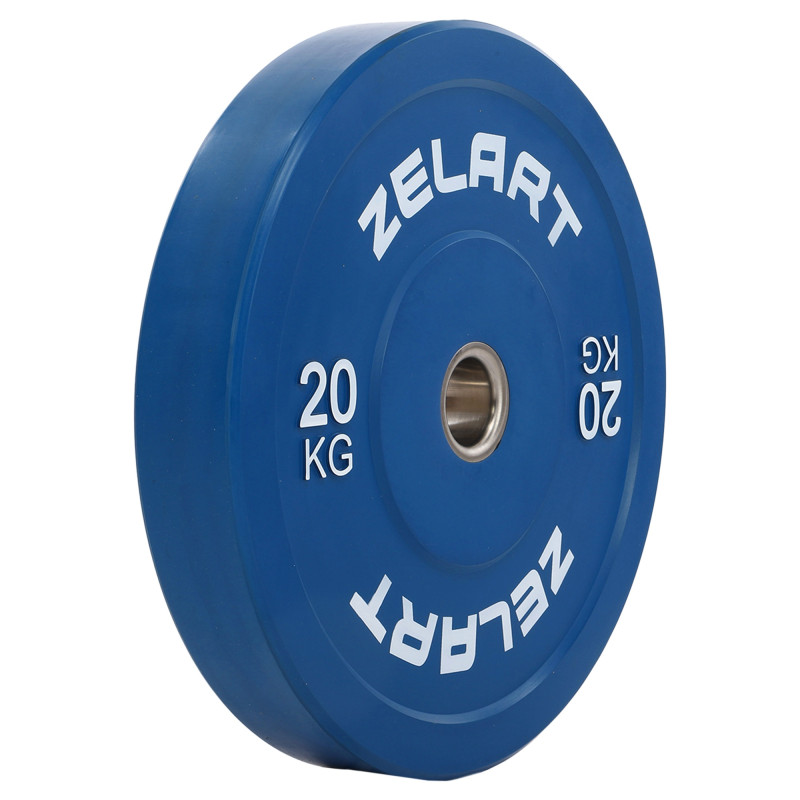 Бамперні диски гумові Zelart TA-7797-20 50.6±0.2мм 20кг синій