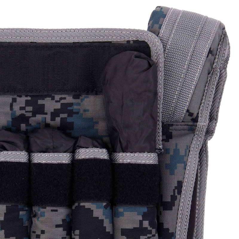 Жилет обважнювач з регульованою вагою Zelart WEIGTH VEST TA-7806-10 вага-1-10кг камуфляж
