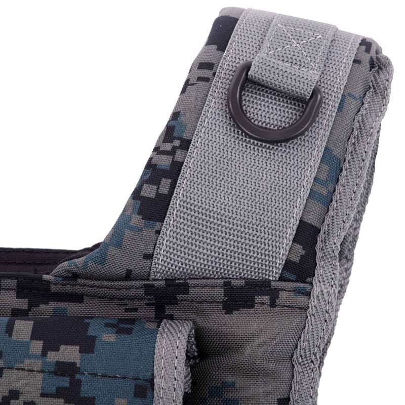 Жилет обважнювач з регульованою вагою Zelart WEIGTH VEST TA-7806-10 вага-1-10кг камуфляж