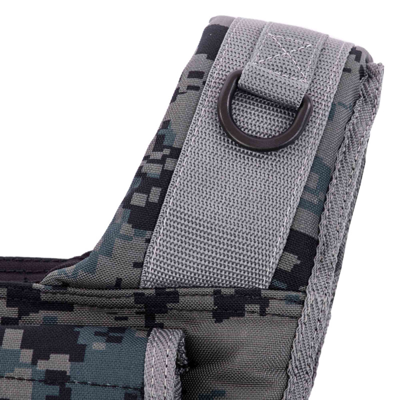 Жилет обважнювач з регульованою вагою Zelart WEIGTH VEST TA-7806-15 вага-1,5-15кг камуфляж