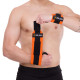 Бинти кистьові для жиму STRENGTH WRIST WRAPS Zelart TA-7807 2штуки розмір 7,5x30см чорний-помаранчевий