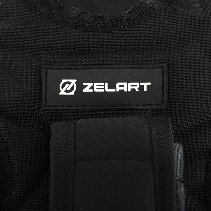 Жилет обважнювач з регульованою вагою Zelart WEIGTH VEST TA-7812-10 вага-1-10кг сірий