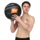 М'яч набивний медичний для кросфіту WALL BALL Zelart TA-7822-15 вага-15кг чорний
