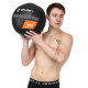 М'яч набивний медичний для кросфіту WALL BALL Zelart TA-7822-5 вага-5кг чорний