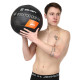 М'яч набивний медичний для кросфіту WALL BALL Zelart TA-7822-6 вага-6кг чорний