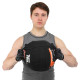 Насипна гіра пісочна SandBell Crossfit Zelart TA-7823-15-1 вага 15кг чорний