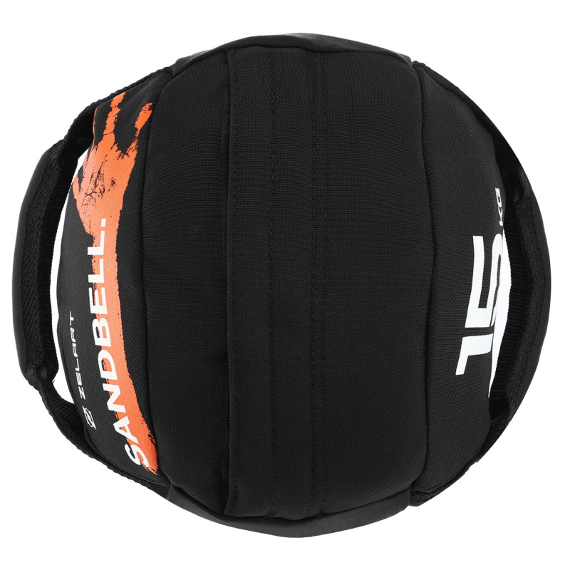 Насипна гіра пісочна SandBell Crossfit Zelart TA-7823-15-1 вага 15кг чорний
