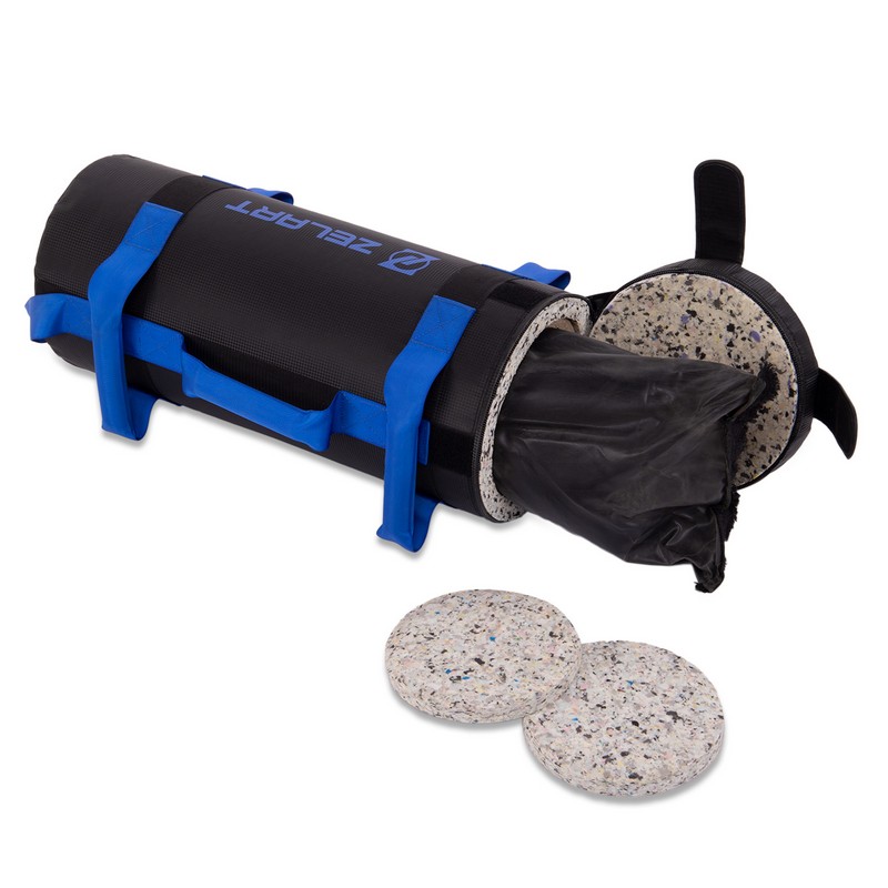Мішок обтяжувач для функціонального тренінгу Power Bag Zelart TA-7825-30 30кг чорний-синій