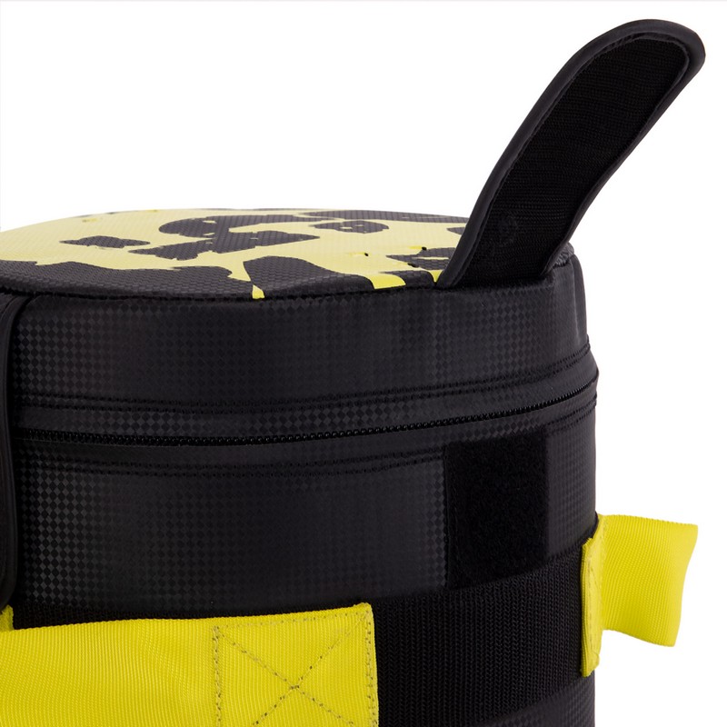 Мішок обтяжувач для функціонального тренінгу Power Bag Zelart TA-7825-5 5кг чорний-жовтий