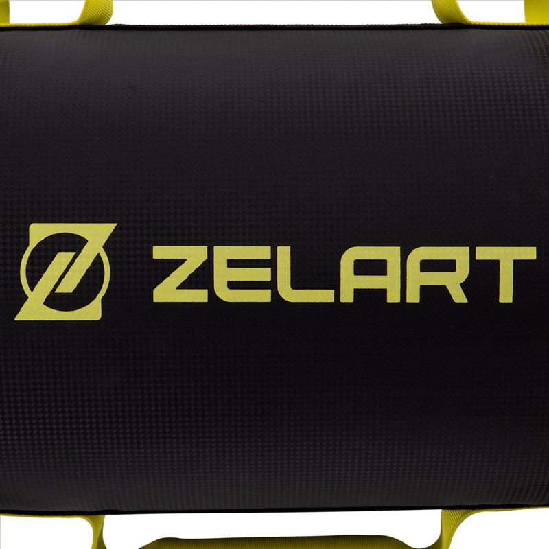 Мішок обтяжувач для функціонального тренінгу Power Bag Zelart TA-7825-5 5кг чорний-жовтий