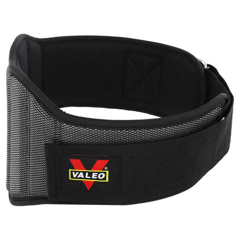 Пояс атлетичний текстильний VALEO TA-80149 спинка-19см розмір-M-XL чорний