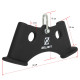 Рукоятка для тяги з вузьким хватом Triceps Grip нековзне покриття Zelart TA-9627 33см чорний