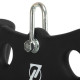 Рукоятка для тяги з вузьким хватом Triceps Grip нековзне покриття Zelart TA-9627 33см чорний