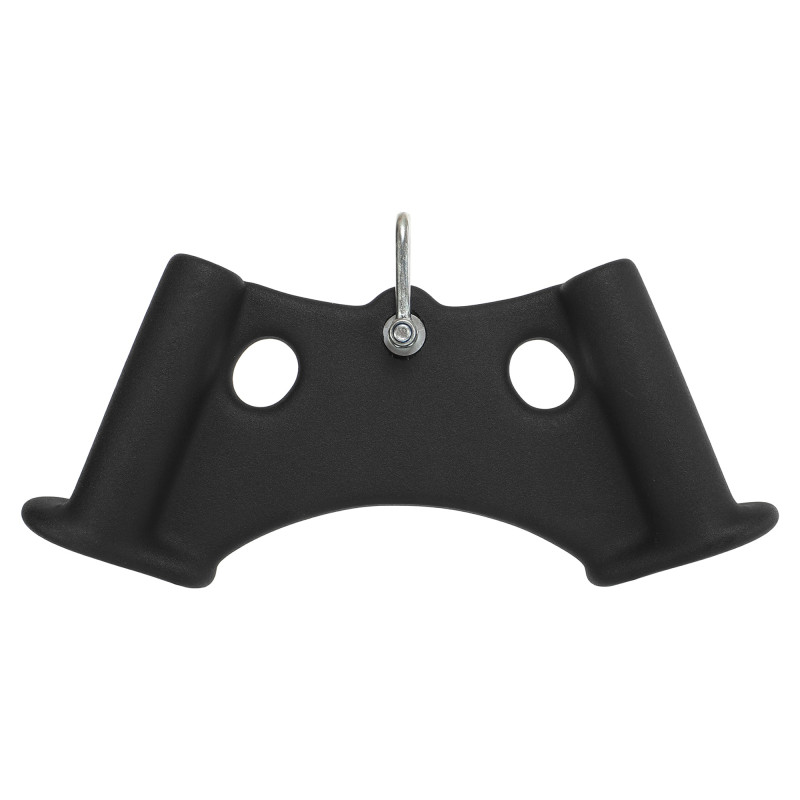 Рукоятка для тяги з вузьким хватом Triceps Grip нековзне покриття Zelart TA-9627 33см чорний