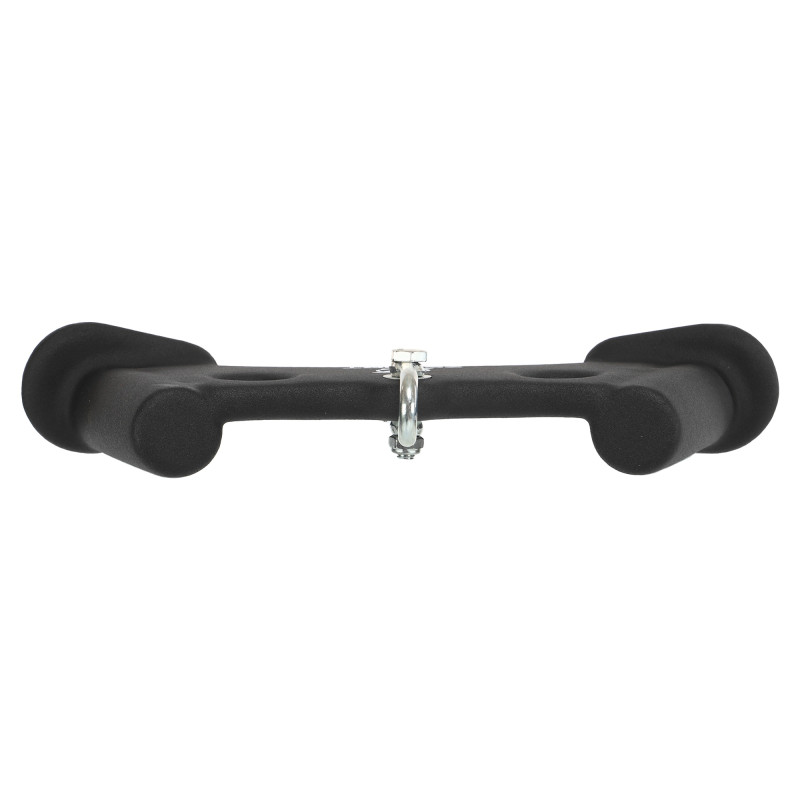 Рукоятка для тяги з вузьким хватом Triceps Grip нековзне покриття Zelart TA-9627 33см чорний