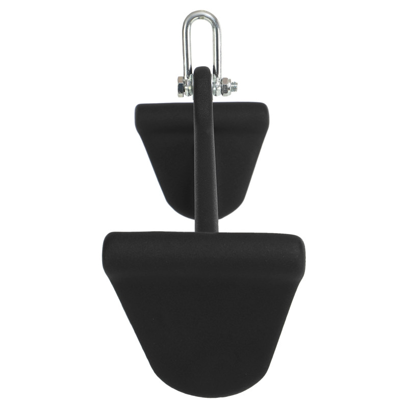 Рукоятка для тяги із середнім хватом Mide Grip нековзне покриття Zelart TA-9629 55см чорний