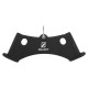 Рукоятка для тяги з вузьким хватом Triceps Grip нековзне покриття Zelart TA-9630 42см чорний