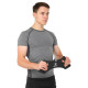 Рукоятка для тяги з вузьким хватом Triceps Grip нековзне покриття Zelart TA-9630 42см чорний