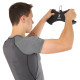 Рукоятка для тяги з вузьким хватом Triceps Grip нековзне покриття Zelart TA-9630 42см чорний