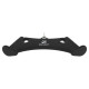 Рукоятка для тяги з вузьким хватом Triceps Grip нековзне покриття Zelart TA-9630 42см чорний