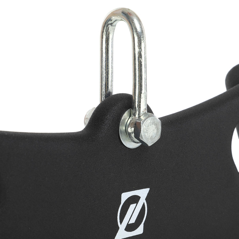 Рукоятка для тяги з вузьким хватом Triceps Grip нековзне покриття Zelart TA-9630 42см чорний