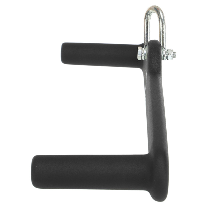 Рукоятка для тяги із середнім хватом Mide Grip нековзне покриття Zelart TA-9632 53см чорний