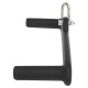 Рукоятка для тяги із середнім хватом Mide Grip нековзне покриття Zelart TA-9632 53см чорний