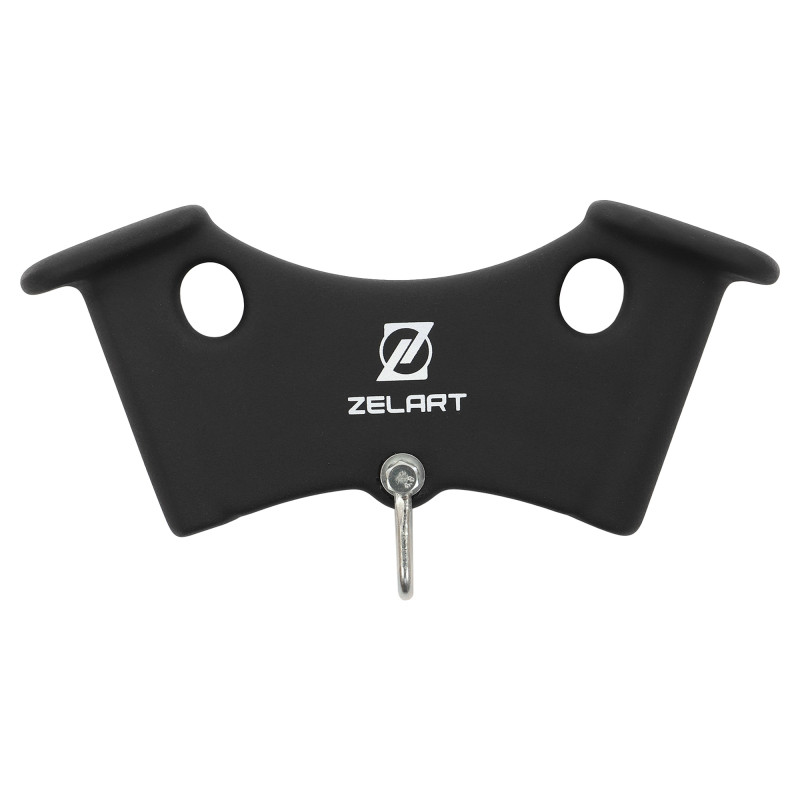 Рукоятка для тяги з вузьким хватом Triceps Grip нековзне покриття Zelart TA-9633 33см чорний