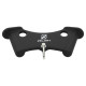 Рукоятка для тяги з вузьким хватом Triceps Grip нековзне покриття Zelart TA-9633 33см чорний