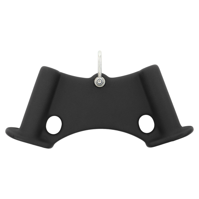 Рукоятка для тяги з вузьким хватом Triceps Grip нековзне покриття Zelart TA-9633 33см чорний