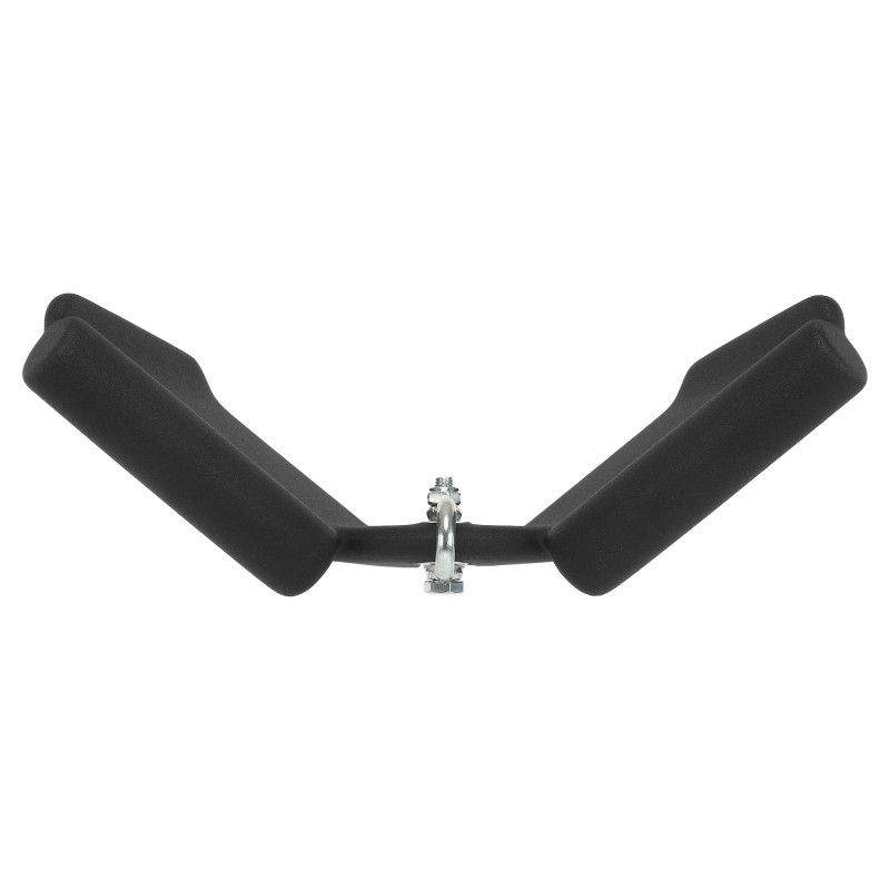 Рукоятка для зворотної тяги з вузьким хватом Reverse Grip нековзне покриття Zelart TA-9634 30см чорний