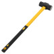 Кувалда сталевий молот для кросфіту GYM HAMMER Zelart TA-9635-10LB 10LB (4,5кг) чорний-жовтий