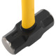 Кувалда сталевий молот для кросфіту GYM HAMMER Zelart TA-9635-10LB 10LB (4,5кг) чорний-жовтий
