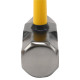 Кувалда сталевий молот для кросфіту GYM HAMMER Zelart TA-9635-10LB 10LB (4,5кг) чорний-жовтий