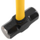 Кувалда сталевий молот для кросфіту GYM HAMMER Zelart TA-9635-12LB 12LB (5,4кг) чорний-жовтий