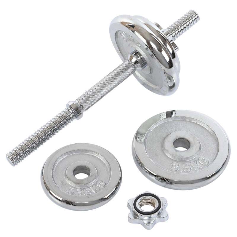 Гантелі трансформер перетворюються на штангу 3в1 у пластиковому кейсі Zelart TA-9639 30кг хром