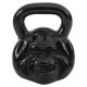 Гиря тренувальна цільна чавунна Iron head Monkey Zelart TA-9930 вага 25кг чорний