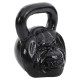 Гиря тренувальна цільна чавунна Iron head Monkey Zelart TA-9930 вага 25кг чорний