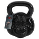 Гиря тренувальна цільна чавунна Iron head Monkey Zelart TA-9930 вага 25кг чорний