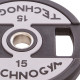 Млинці диски поліуретанові 2 Handle металева втулка TECHNOGYM TG-1837-15 51мм 15кг чорний