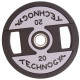Млинці диски поліуретанові 2 Handle металева втулка TECHNOGYM TG-1837-20 51мм 20кг чорний