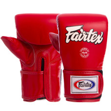 Снарядні рукавички-млинці для боксу шкіряні FAIRTEX TGT7 розмір M-XL кольори в асортименті