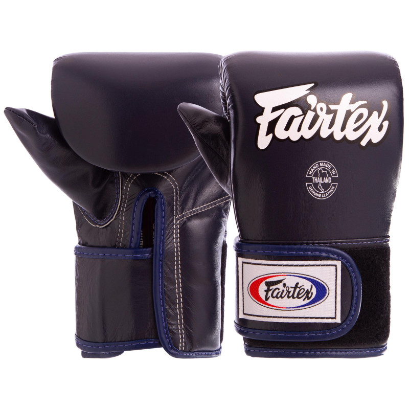 Снарядні рукавички-млинці для боксу шкіряні FAIRTEX TGT7 розмір M-XL кольори в асортименті
